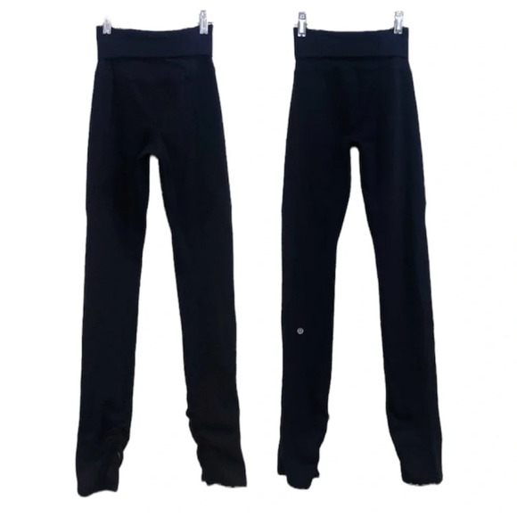 Lululemon Wunder Under Roll Down Purple Full Length Cinched Ankle Yoga Legging 0 - Picture 1 of 7